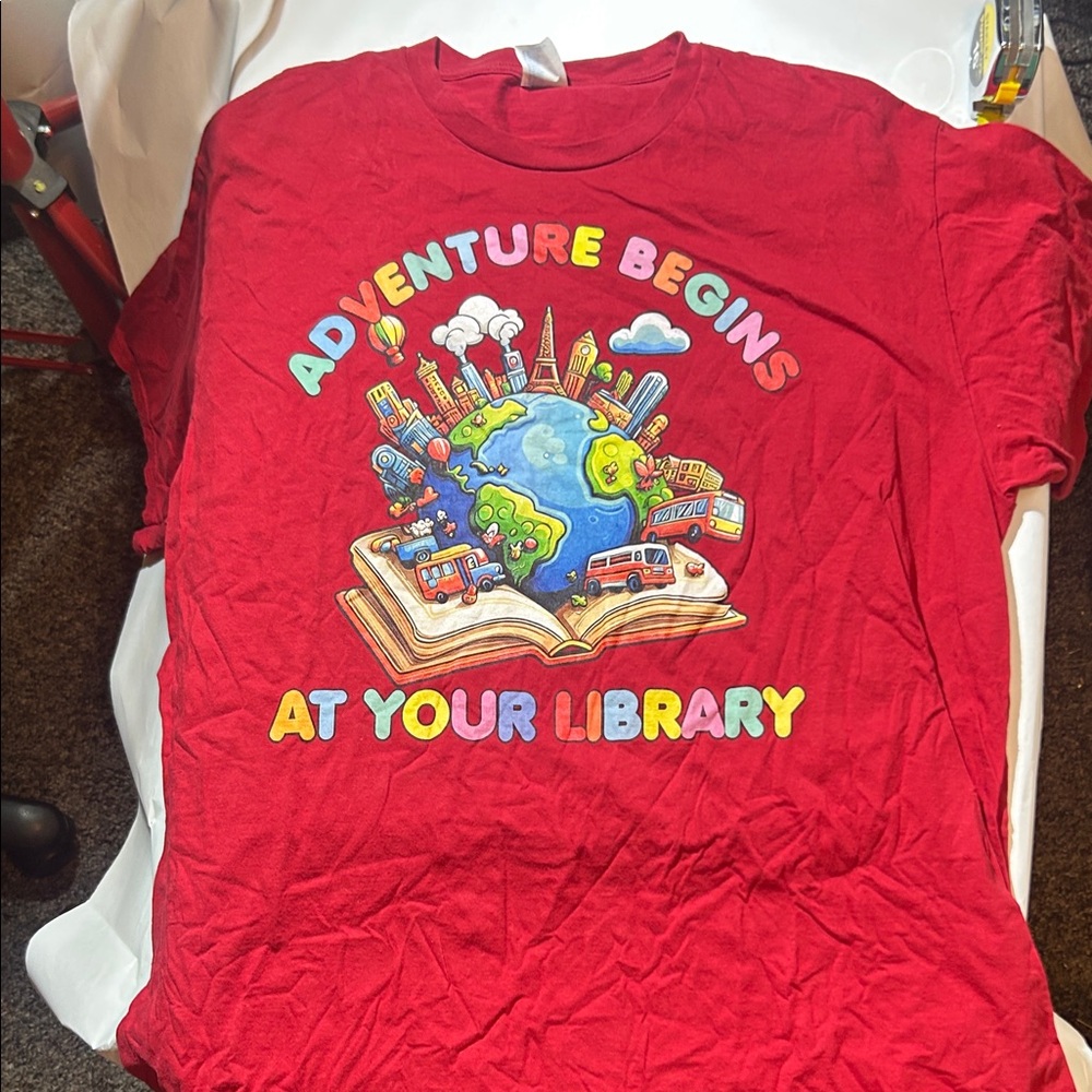 “Adventure Begins At Your Library” Graphic Tee